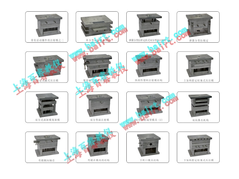 BR-M05C塑料成型工藝與模具設(shè)計(jì)拆裝模型(全鋁制)